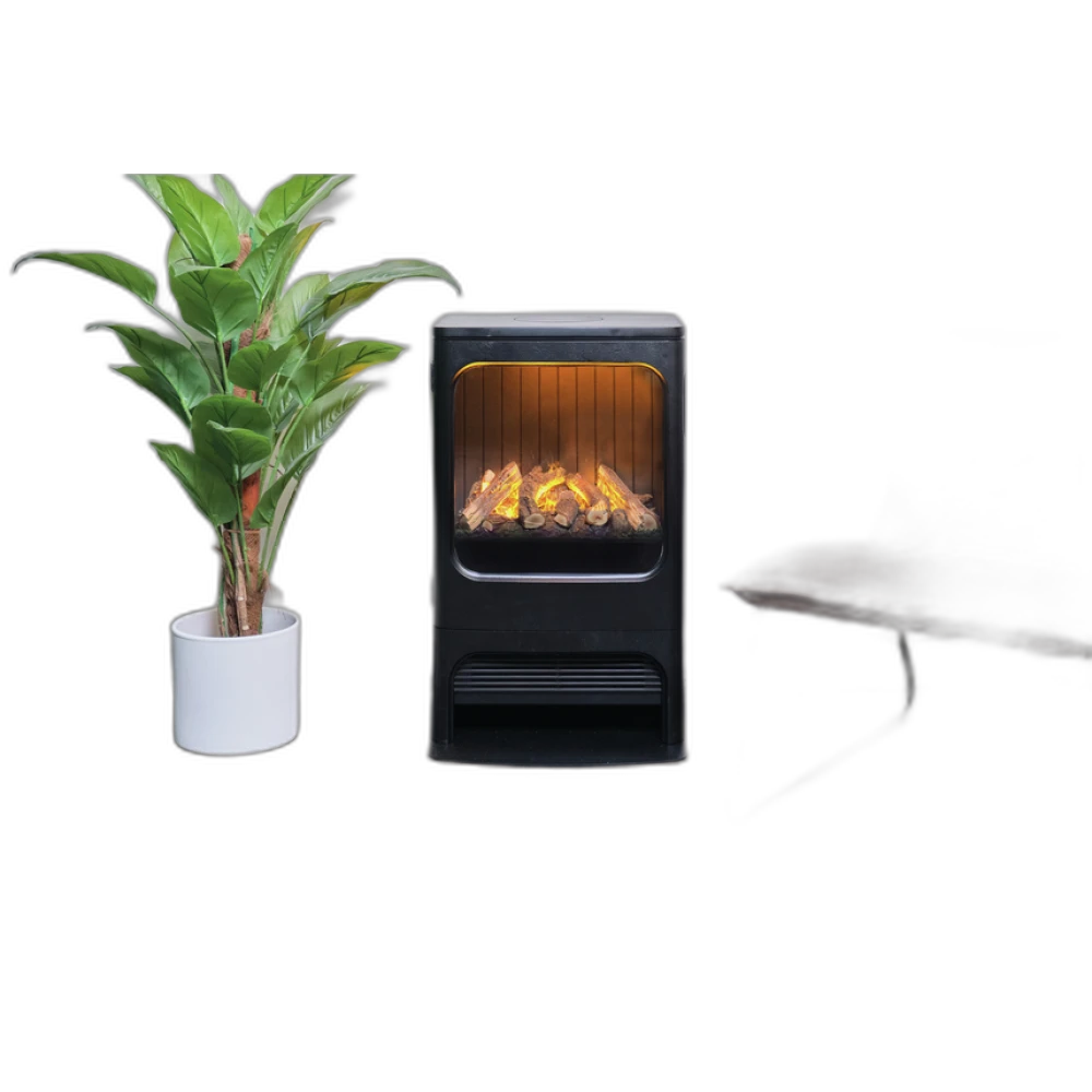 Чавуна електропічка Dimplex Mapleton 80 Optimyst (MPT80) зі справжнім 3D ефектом, обігрівом, дровами, звуком, розмір 463x764x442