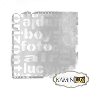 Камінна решітка ABC біла 17x17 Kratki