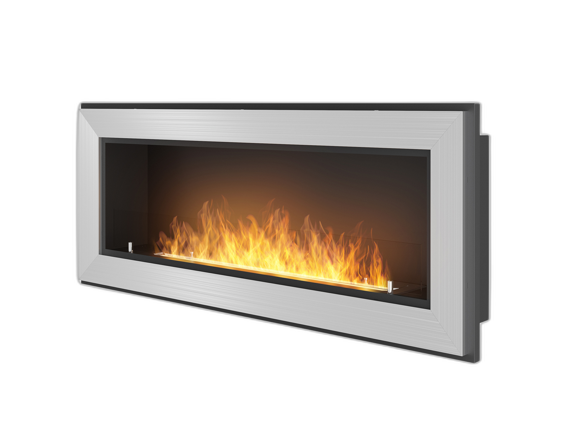 Біокамін Simple Fire FRAME 1200 Inox зі склом