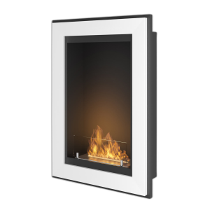 Біокамін Simple Fire FRAME 550 Білий зі склом