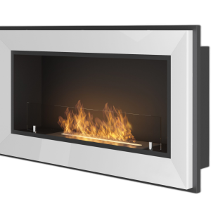 Біокамін Simple Fire FRAME 900 Білий зі склом