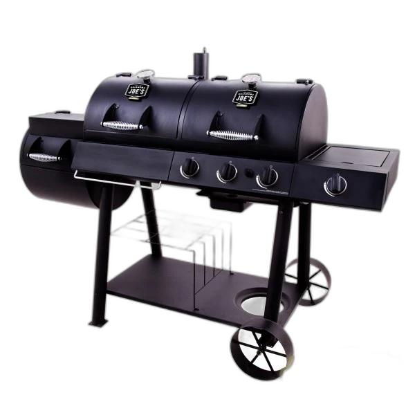 Комбінований гриль-коптильня Oklahoma Joe’s Longhorn Combo Charcoal/Gas Smoker & Grill
