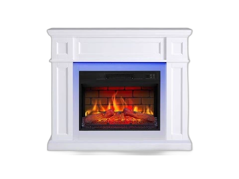 Електрокамін ArtiFlame Linz AF23BS білий з LED підсвічуванням