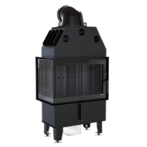 Камінна топка Defro Home INTRA SM BL Mini (чорний шамот)