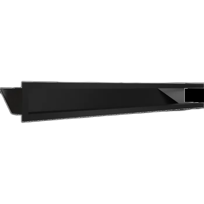 Камінна решітка LUFT кутовий лівий чорний 80x40x9 Kratki