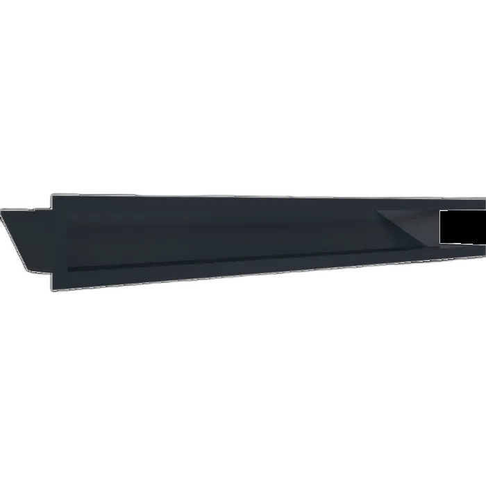 Камінна решітка LUFT кутовий лівий графітовий 80x40x9 Kratki