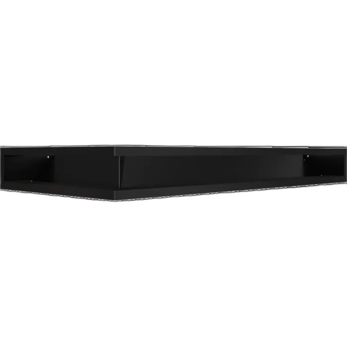 Камінна решітка LUFT кутовий правий чорний 40x80x9 Kratki