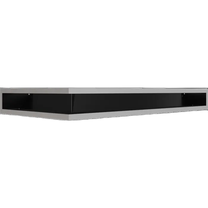 Камінна решітка LUFT кутовий правий шліфований 40x80x9 Kratki
