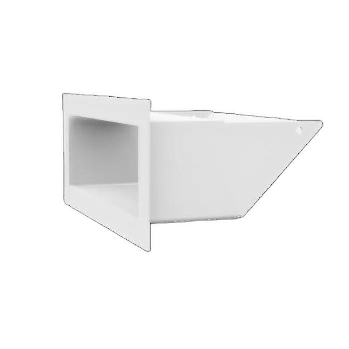 Камінна решітка LUFT Slim біла 9x20 Kratki