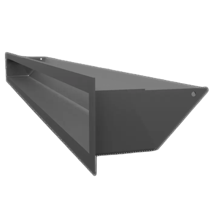 Камінна решітка LUFT Slim графітова 9x100 Kratki