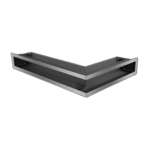 Камінна решітка LUFT Slim кутова ліва шліфована 60x40x9 Kratki