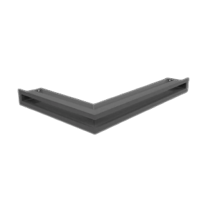 Камінна решітка LUFT Slim кутова права графітова 40x60x6 Kratki