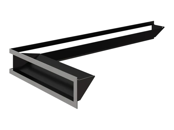 Камінна решітка LUFT SF кутовий лівий шліфований 80x40x9 Kratki