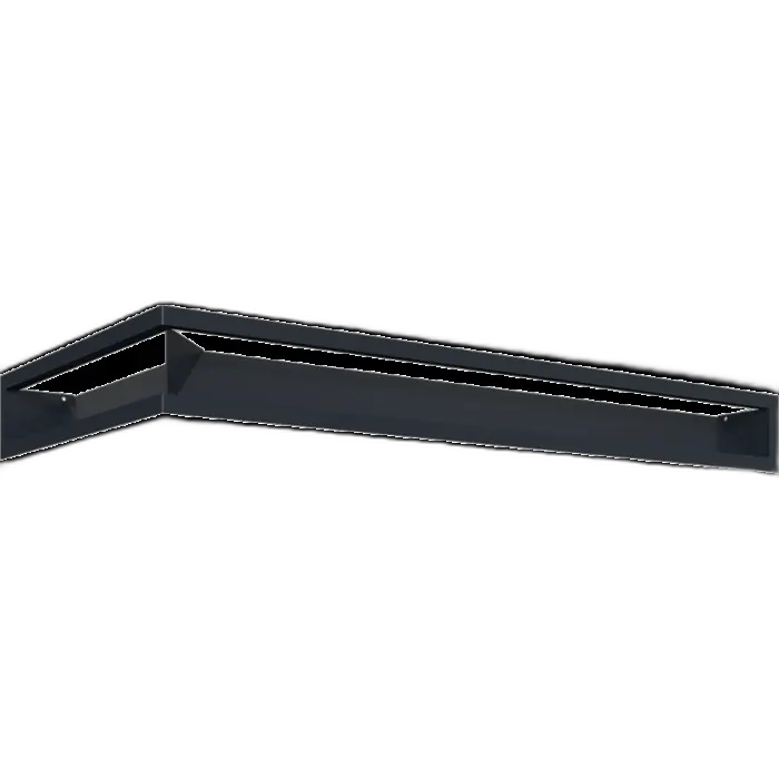 Камінна решітка LUFT SF кутовий правий графітовий 40x80x9 Kratki
