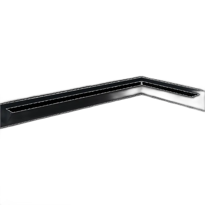 Камінна решітка LUFT SF кутовий правий графітовий 40x80x9 Kratki