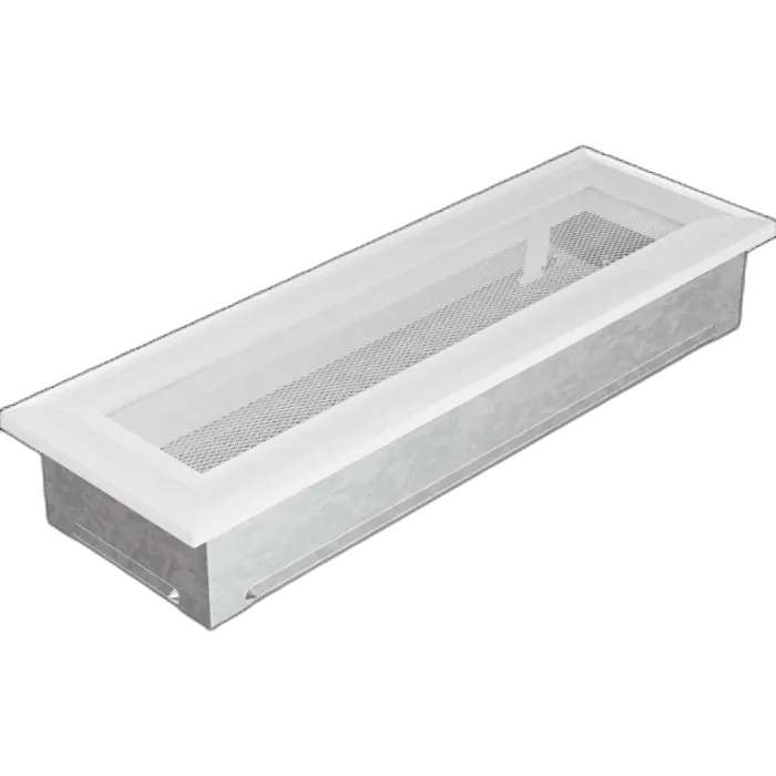 Камінна решітка Oskar біла 11x32 Kratki