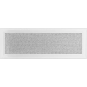 Камінна решітка Oskar біла 17x49 Kratki