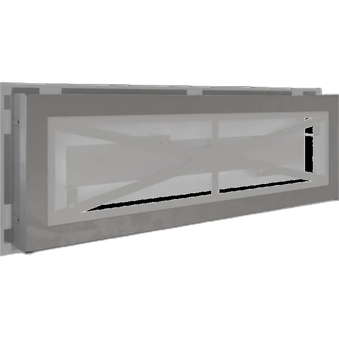 Камінна решітка WIND біла 17x49 Kratki