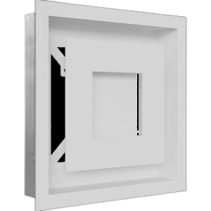 Камінна решітка WIND біла 22x22 Kratki