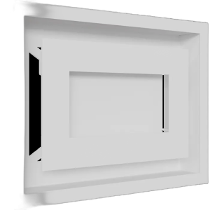 Камінна решітка WIND біла 22x30 Kratki