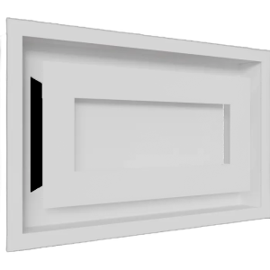 Камінна решітка WIND біла 22x37 Kratki