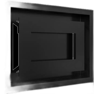 Камінна решітка WIND чорна 22x30 Kratki