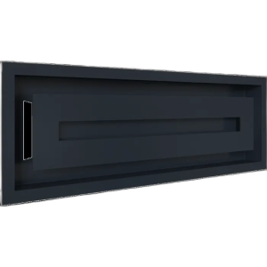 Камінна решітка WIND графітова 17x49 Kratki