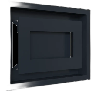Камінна решітка WIND графітова 22x30 Kratki