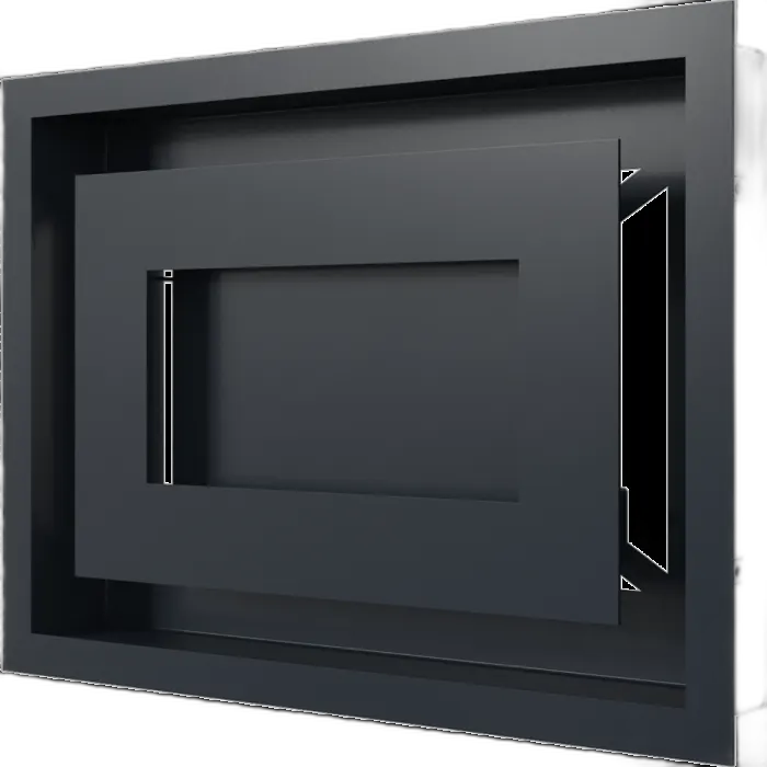 Камінна решітка WIND графітова 22x30 Kratki