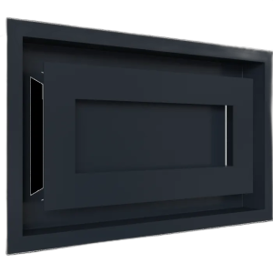Камінна решітка WIND графітова 22x37 Kratki