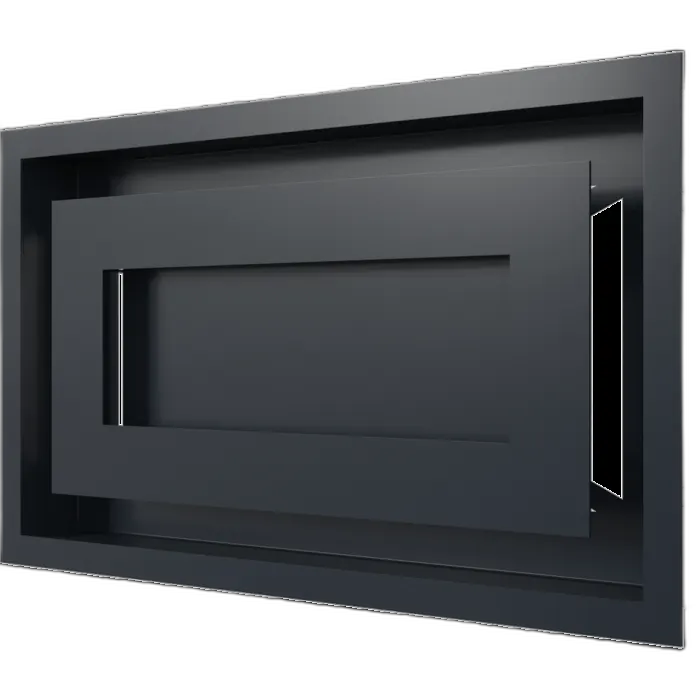 Камінна решітка WIND графітова 22x37 Kratki