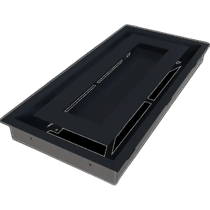 Камінна решітка WIND графітова 22x45 Kratki