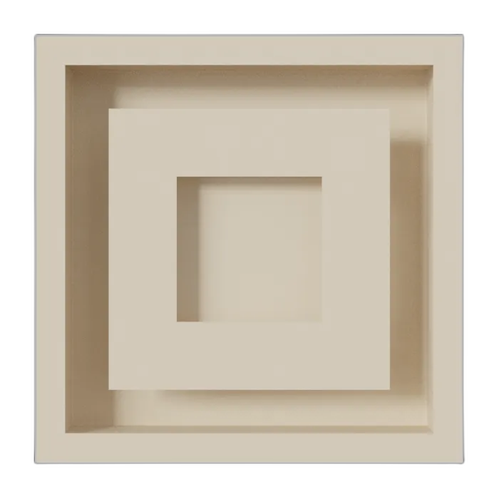 Камінна решітка WIND кремова 22x22 Kratki