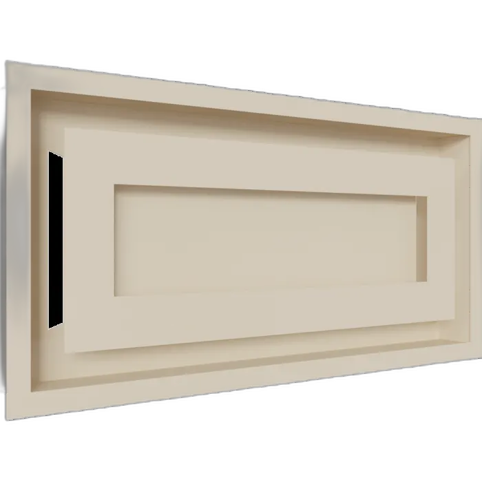 Камінна решітка WIND кремова 22x45 Kratki