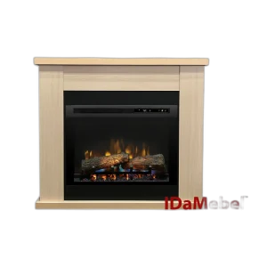 Камінокомплект IDaMebel Agata молочний дуб Dimplex Symphony XHD 26 з обігрівом