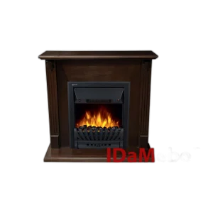 Камінокомплект IDaMebel Carolina горіх Electrolux EFP/P-1020 (виріз під плінтус 90x25)