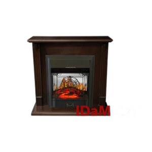 Камінокомплект IDaMebel Carolina горіх Majestic Black (виріз під плінтус 90x25)