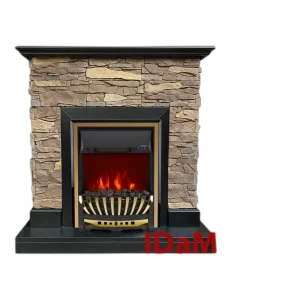 Камінокомплект IDaMebel Gemma Brown Aspen Gold