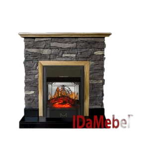 Камінокомплект IDaMebel Gemma Majestic Black