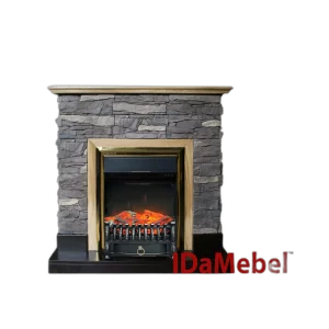 Камінокомплект IDaMebel Gemma Fobos Brass