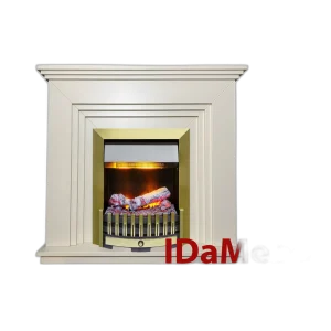 Камінокомплект IDaMebel Gloria Білий Danville Brass