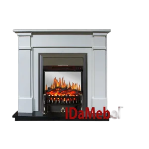 Камінокомплект IDaMebel Julia Білий Fobos Black