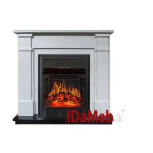 Камінокомплект IDaMebel Julia Білий Majestic Black