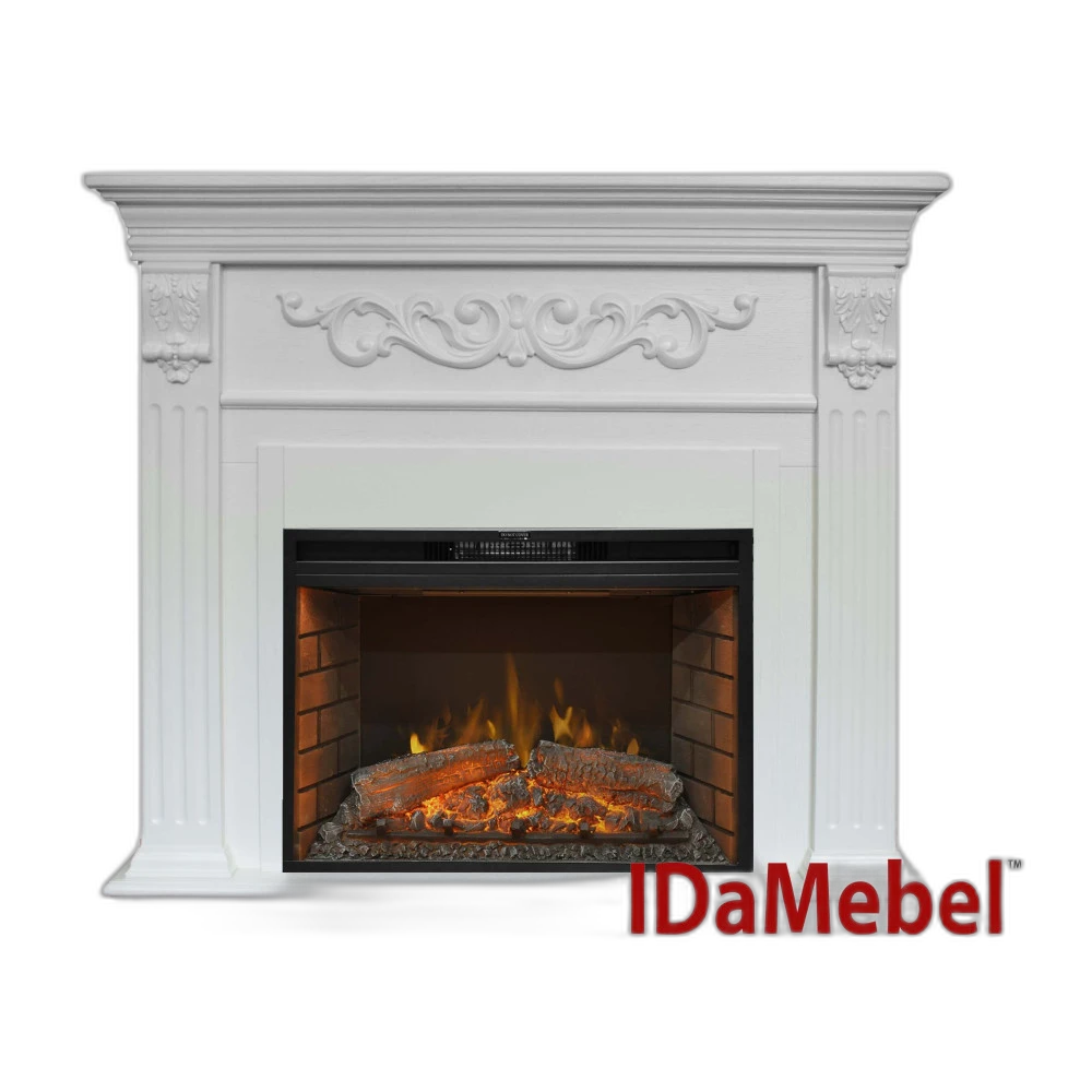 Камінокомплект IDaMebel Marseille Білий Goodfire 26