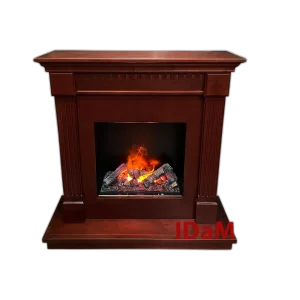 Камінокомплект IDaMebel Washington червоне дерево Cassette 600