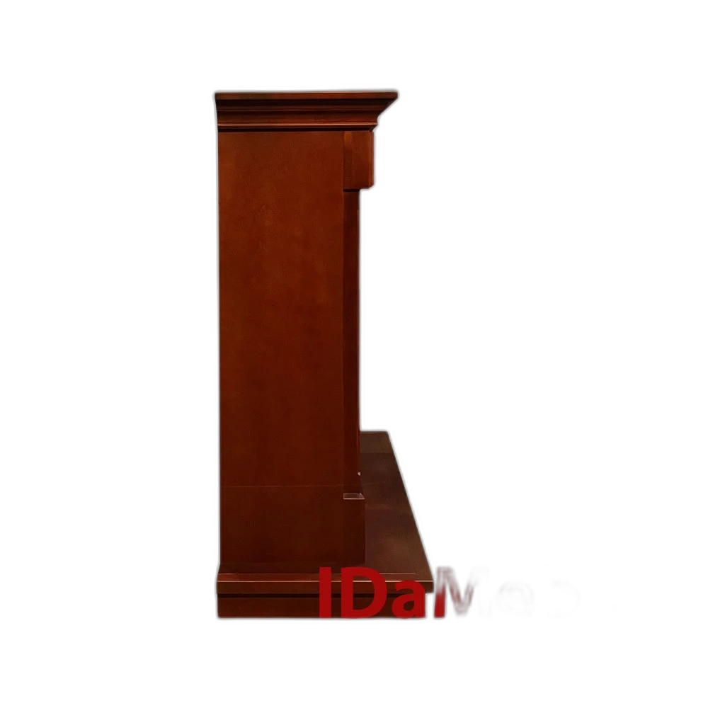 Камінокомплект IDaMebel Washington червоне дерево Cassette 600