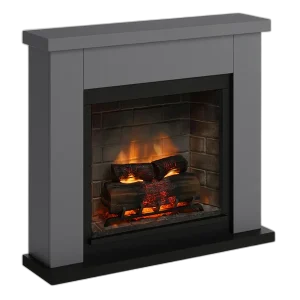 Камінокомплект Tagu FRODE PowerFlame 2 з обігрівом (сірий)