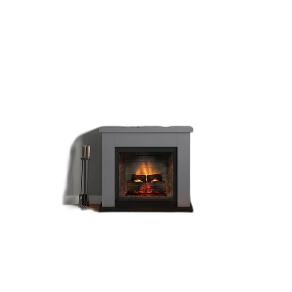 Камінокомплект Tagu FRODE PowerFlame 2 з обігрівом (сірий)