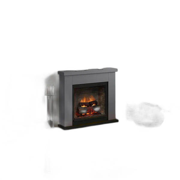 Камінокомплект Tagu FRODE PowerFlame 2 з обігрівом (сірий)