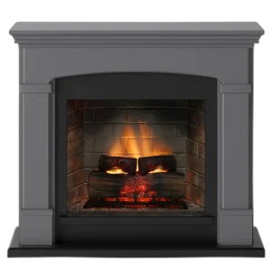 Камінокомплект Tagu HELMI PowerFlame 2 з обігрівом (сірий)